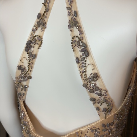 Eureka Lilac & Nude Formal Gown Prom Dress Wedding Size Small PTP 16” MSRP $386 - Picture 3 of 8